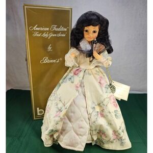 VTG Brinn's Abigail Smith Adams Doll American‎ Tradition First Lady Gown Series
